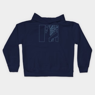 Line Architectures Kids Hoodie